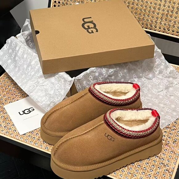 UGG tazz platform slipper chestnut - Picture 3 of 9